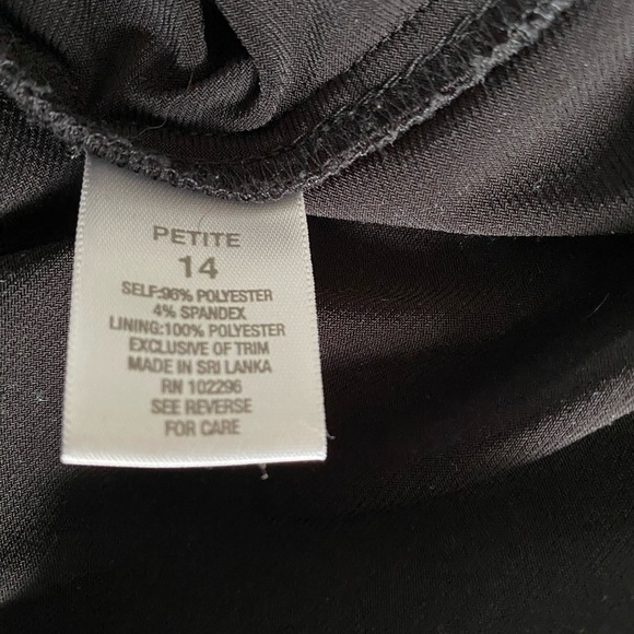 Dress Barn | little black dress. Size 14 P - Picture 9 of 9